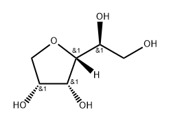D-Glucitol, 3,6-anhydro- Struktur