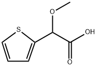 2-甲氧基-2-(噻吩-2-基)乙酸, 5371-94-8, 结构式