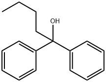 α-ブチルベンズヒドリルアルコール 化学構造式