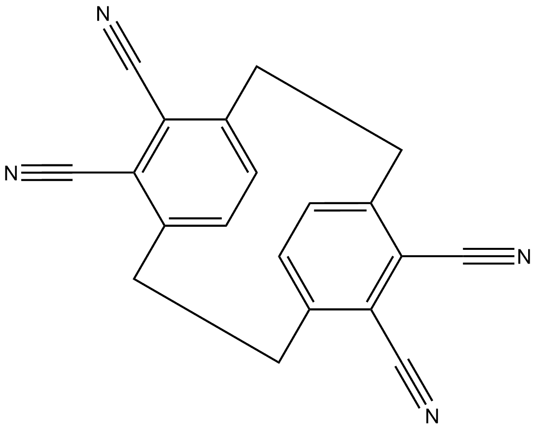 Tricyclo[8.2.2.24,7]hexadeca-4,6,10,12,13,15-hexaene-5,6,11,12-t Struktur