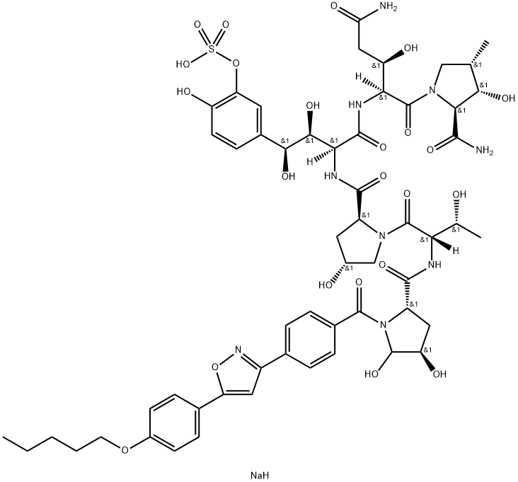 Mikafen sodium sodium related substances 1 Struktur