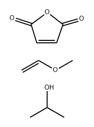 イソプロピル(PVM/MA)コポリマー 化学構造式