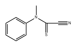 Carbonocyanidothioic  amide,  methylphenyl-,  radical  ion(1-)  (9CI) Struktur