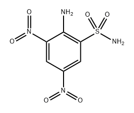 Benzenesulfonamide,  2-amino-3,5-dinitro-,  radical  ion(1-)  (9CI) Structure