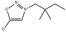 3-(2,2-Dimethylbutyl)-5-oxylato-1,2,3-oxadiazol-3-ium Struktur