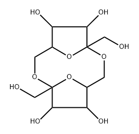 ジフルクトースアンヒドリドIV 化学構造式