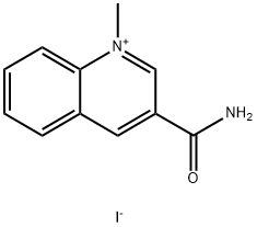 Quinolinium, 3-(aminocarbonyl)-1-methyl-, iodide (1:1) Struktur