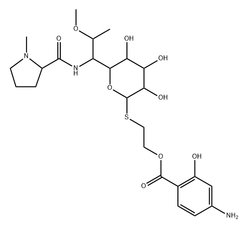 N-Demethyl-7-O-demethyldesalicetin
β-( 4-aminosalicylate) Structure