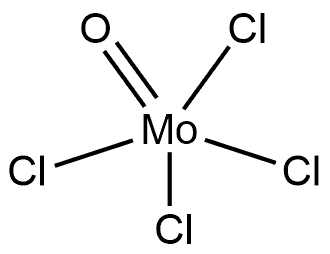 Molybdenum chloride oxide (MoCl4O), (SP-5-21)- Structure