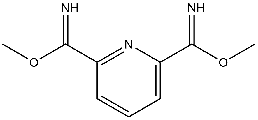 2,6-Pyridinedicarboximidic acid, 2,6-dimethyl ester Structure