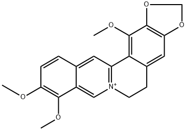 1-Methoxyberberine,55582-54-2,结构式