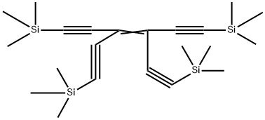 (3,4-双((三甲基甲硅烷基)乙炔基)六-3-蒽-1,5-二炔-1,6-二基)双(三甲基硅烷),55660-76-9,结构式