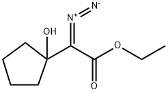 Cyclopentaneacetic acid, α-diazo-1-hydroxy-, ethyl ester