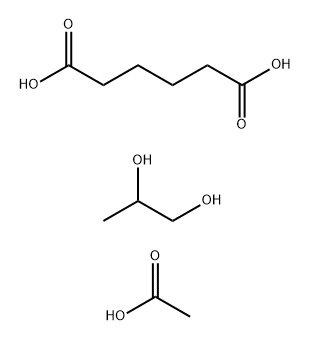 己二酸与1,2-丙二醇的聚合物的乙酸酯, 55799-38-7, 结构式