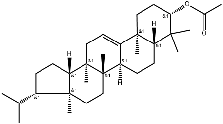(3β,8β,13β,14α,17β,18α,21β)-D:C-Friedo-B':A'-neogammacer-9(11)-en-3-ol acetate Structure