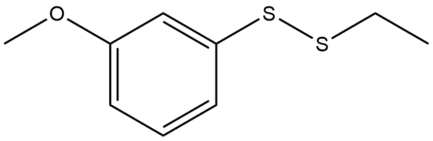 Disulfide, ethyl 3-methoxyphenyl (9CI) Structure