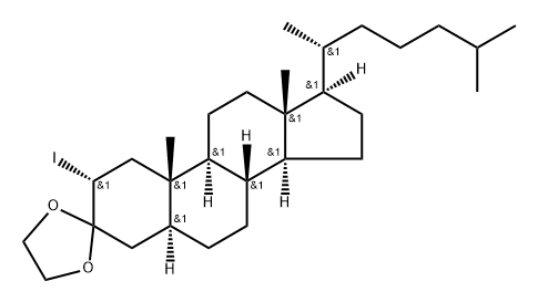 2α-Iodo-5α-cholestan-3-one ethylene acetal|