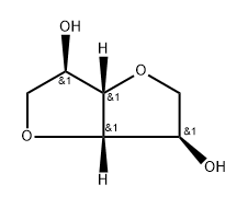 1,4:3,6-Dianhydro-L-iditol Struktur