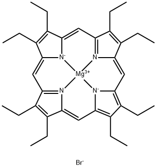Octaethylporphyrinato magnesium bromide, Fandachem Struktur