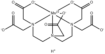 Manganate(3-), [N,N-bis[2-[[(carboxy-kO)Methyl](carboxyMethyl)aMino-kN]ethyl]glycinato(5-)-kN,kO]-, hydrogen (1:3) Struktur