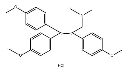 盐酸胺氧三苯 标准品, 568-69-4, 结构式