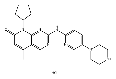 Pyrido[2,3-d]pyriMidin-7(8H)-one, 8-cyclopentyl-5-Methyl-2-[[5-(1-piperazinyl)-2-pyridinyl]aMino]-, hydrochloride (1:)