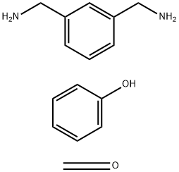 Formaldehyde, polymer with 1,3-benzenedimethanamine and phenol 化学構造式