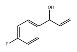 Benzenemethanol, α-ethenyl-4-fluoro- Structure