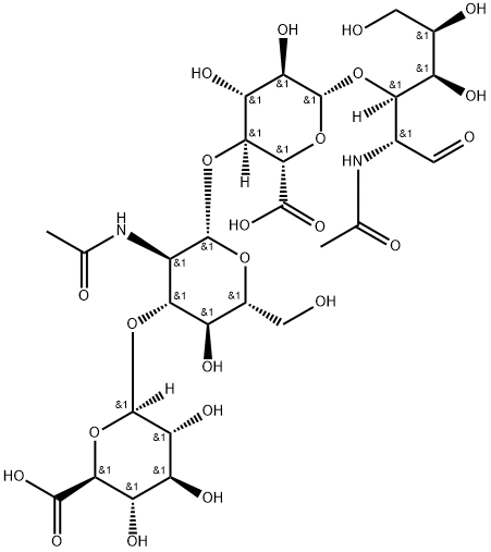 Hyaluronate Tetrasaccharide Struktur