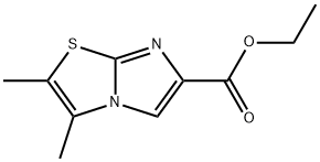 ethyl 2,3-dimethylimidazo[2,1-b]thiazole-6-carboxylate Struktur