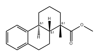 (1S)-1,2,3,4,4aβ,9,10,10aα-Octahydro-1-methylphenanthrene-1β-carboxylic acid methyl ester Structure