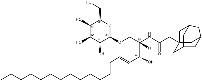 C2 Adamantanyl Galactosylceramide (d18:1/2:0),574738-16-2,结构式