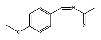 Acetamide, N-[(4-methoxyphenyl)methylene]-, [N(Z)]- (9CI) Struktur