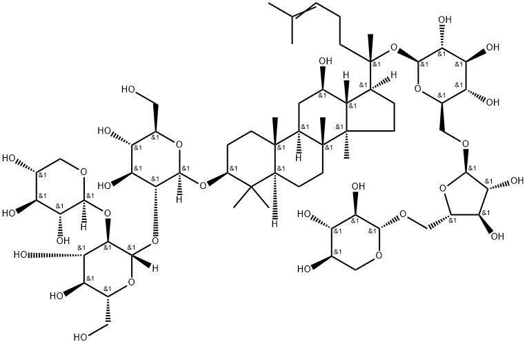 三七皂苷S 结构式