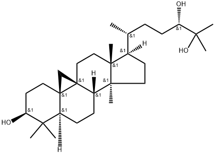 Cycloartane-3,24,25-triol Struktur