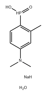托定磷钠三水合物, 5787-63-3, 结构式
