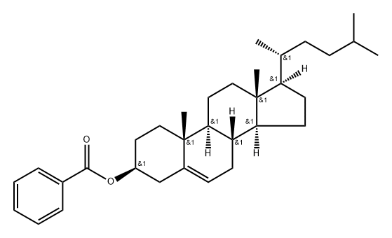26,27-Dinorergost-5-en-3β-ol benzoate Struktur