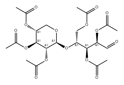 1,4-b-Xylobiose hexaacetate 结构式