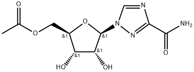 5'-O-乙酰基利巴韦林/利巴韦林杂质F 结构式