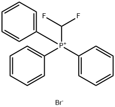 Phosphonium, (difluoromethyl)triphenyl-, bromide (1:1) 化学構造式
