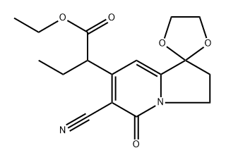 58610-66-5 2-(6-氰基-5-氧代-2,3-二氢-5H-螺[吲哚嗪-1,2'-[1,3]二氧戊环] -7-基)丁酸乙酯