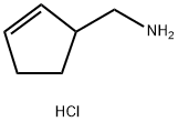 (CYCLOPENT-2-EN-1-YL)METHANAMINE HYDROCHLORIDE, 58714-86-6, 结构式