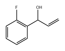Benzenemethanol, α-ethenyl-2-fluoro- Structure