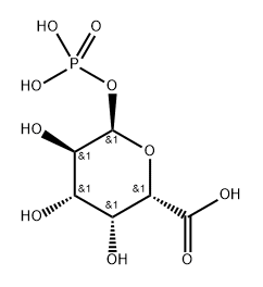 α-d-galacturonic acid 1-phosphate lithium salt 结构式