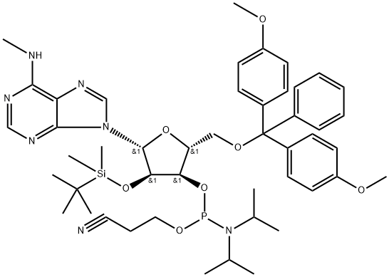N6-Me-rA phosphoramidite Structure
