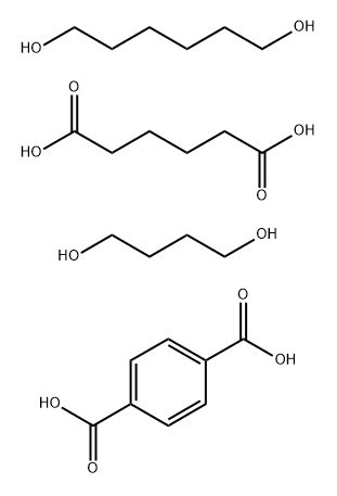 1,4-Benzenedicarboxylic acid polymer with 1,4-butanediol, hexanedioic acid and 1,6-hexanediol Struktur