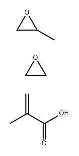 Oxirane, methyl-, polymer with oxirane, mono(2-methyl-2-propenoate) Structure