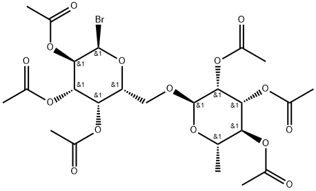 β-Hexaacetylrutinose Bromide Structure