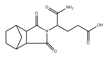 4,7-Methano-2H-isoindole-2-butanoic acid, γ-(aminocarbonyl)octahydro-1,3-dioxo- (9CI) Structure