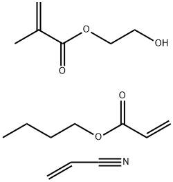 58969-70-3 2-甲基-2-丙烯酸-2-羟乙酯与2-丙烯酸丁酯和2-丙烯腈的聚合物